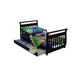 Dream On Me Toddler Bed with Storage Drawer