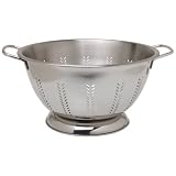 Amco 6-Quart Stainless-Steel Colander by Amco