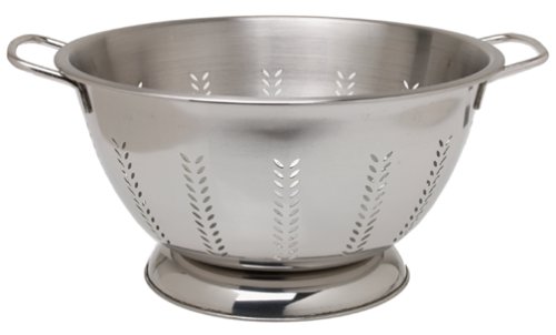 Amco 6-Quart Stainless-Steel Colander