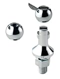 Master Lock 2867DATSC Interchangeable Mount Hitch Ball, Chrome