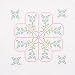 Stamped White Quilt Blocks 18