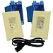 Midlite A46-I Décor Recessed Receptacle and Power Inlet Kit (Ivory)