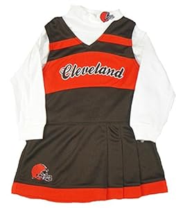 NFL Cleveland Browns Toddler Jumper & Turtleneck Cheerleader Set (4T)