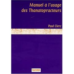 Manuel a l'usage des thanatopracteurs