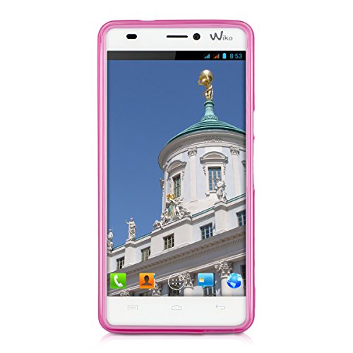 kwmobile® Chic TPU Silicone Case for the Wiko Highway Signs in Hot Pink