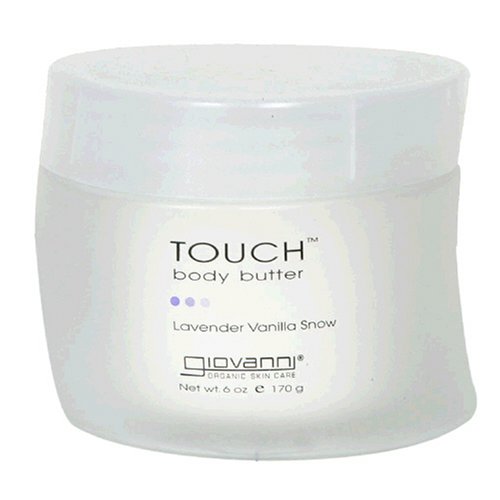 Giovanni Touch Body Butter, Lavender Vanilla Snow, 6-Ounce Jar (Pack of 2)