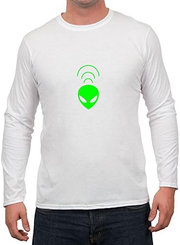 Men Top-shirt Casual Alien Telepathy Painting X-large With 100% Cotton White