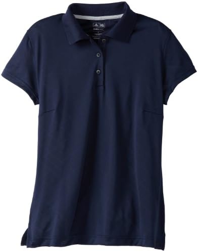 Adidas Golf Girl's Climacool Textured Solid Polo