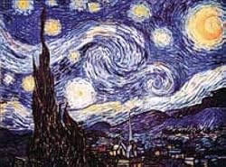 VINCENT VAN GOGH STARRY NIGHT ART POSTER Size 24x36