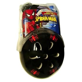 Spider-Man Child Bike Helmet and Pads Combo Pack
