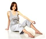 Buddha Belly Maternity Yoga Capri Pant Set by ROCKSTARMOMS