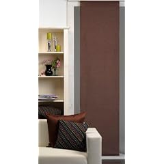 Schiebegardine Vorhang Modell Alexandra 60x245cm braun