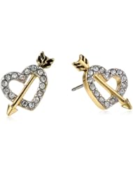 Juicy Couture Heart and Arrow Stud Earrings