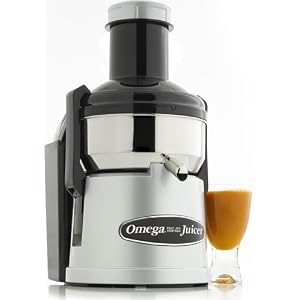 Omega BMJ330 Commercial 350-Watt Stainless-Steel Pulp-Ejection Juicer