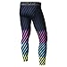 Nike Mens Pro Hyperwarm Printed COmpression Tights, Midnight Navy/Black/White, Large