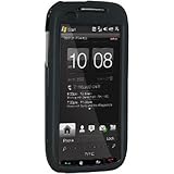 Amzer Rubberized Black Snap On Crystal Hard Case for HTC Touch Pro 2