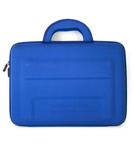 SONY 13.3 inch Notebook Laptop Chest VAIO VGN-SZ110B Carrying Case in Blue Neoprene EVA + EnvyDeal Velcro Rope Tie