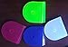 New 20 Pk Premium Clam Shell CD DVD case With Binder Hole MultiColor Blue Green Pink Clear Made In USA â€¦