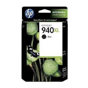 Original HP 940XL Black Officejet Ink Cartridge in Retail Packaging