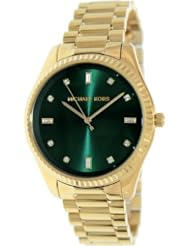 Michael Kors Mid-Size Golden Stainless Steel Blake Three-Hand Glitz Womens watch #MK3226