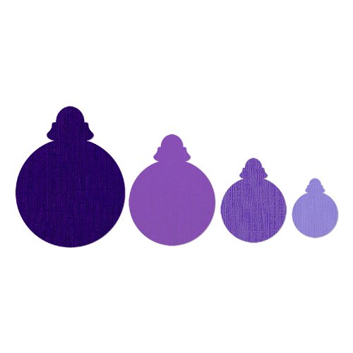 Sizzix Framelits Die Set 4PK – Ornaments, Round by Rachael Bright Sizzix Framelits Die Set 4PK – Ornaments, Round by Rachael Bright