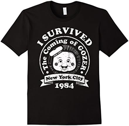 Men's I Survived The Coming Of Gozer TShirt 2XL Black