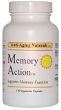 Anti-Aging Naturals - MEMORY ACTION(TM) - Alpha-GPC, Phosphatidylserine, Vinpocetine, Fisetin, advanced Neuro StrengtheningTM Complex with Curcumin BCM-95