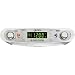 GPX KCDP2004 Under-Cabinet AM/FM Clock Radio with Timer and Alarm