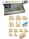 00-113, 7-Piece Professional Router Bit Set