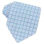 Forzieri Multicolor Diamonds Geometric Woven Silk Tie Orange