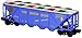 Lionel Candy Mountain Christmas Quad Hopper