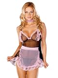 Parisian Maid SeXy Costume 4 Piece Set