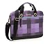 Skechers SKSLV02-PUR Buffalo Plaid Laptop Sleeve - Purple