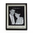 Melannco 8x10 Black Wedding Frame "From this Moment"