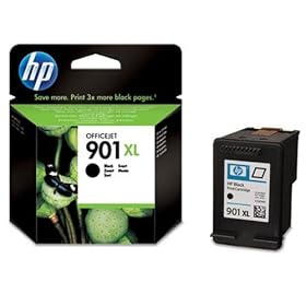 HP Printer cartridge - CC654AE - No. 901 XL Ink Cartridge - black for HP Offi...