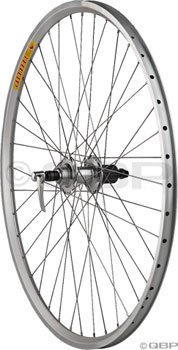 Handspun Rear 700c Shimano Tandem Velocity DYAD 40h Silver