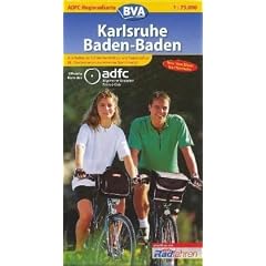 ADFC-Regionalkarte Karlsruhe / Baden-Baden 1 : 75 000: Alle Radtouren f�r Wochenendtour und Tagesausflug! Mit Stra�ennamen zur besseren Orientierung!