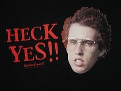 Napoleon Dynamite Heck Yes T-shirt Black