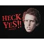 Napoleon Dynamite Heck Yes T-shirt Black