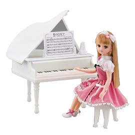 リカちゃん リカちゃんインテリア ホワイトオルゴールピアノ