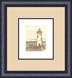 Portsmouth Lighthouse by David Olson - Framed Artwork