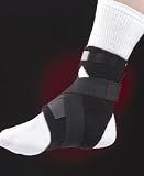 Ankle Wrap with Compression Straps - Made with Breathable HyPur-Cel  Foam Material