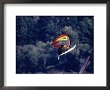Wind Surfing, Columbia River Gorge, OR Photography Framed Art Poster Print by Eric Sanford, 22x18
