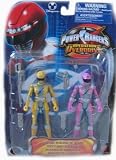 Power Ranger Operation Overdrive Yellow & Pink Power Ranger Action Figure Set
