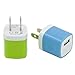 Wall Charger, OKRAY [5-Pack] 5V/1AMP 1-Port USB Wall Home Travel Charger Plug Power Adapter For iPhone 6/6 plus 5S 5 4S,Samsung Galaxy S6 S5 S4 S3,HTC One M8 M9,LG G2 G3,Blackberry,Motorola And More (White Black Red Blue Green)