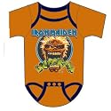 IRON MAIDEN - California Crunch - Blue / Orange Onesie / Baby T-shirt