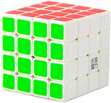 Dodigi YJ Yusu Speed Magic Puzzle Box Cube Twist Toy 4x4x4 62mm (white)