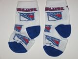 NEW YORK RANGERS Team Logo Cotton Baby Booties