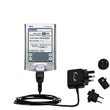 Gomadic for the PalmOne palm Tungsten T5 - International Wall / AC Charger for the PalmOne Tungsten T5 - Gomadic Brand w/ TipExchange Technology