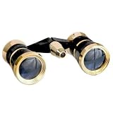 LaScala Optics 3x25 Othello Opera Glasses Platinum/Silver